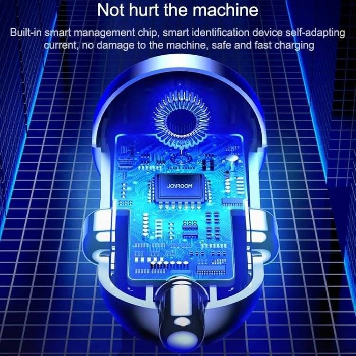 Joyroom C-A09 Mini fast charger 2x USB 30W Quick Charge, SCP, PD, AFC black 