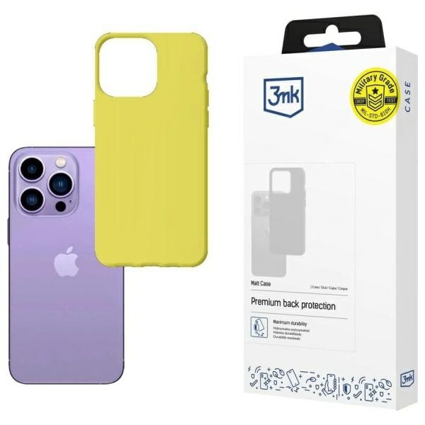 3mk Matt Case iPhone 14 Pro 6.1" lime /lime