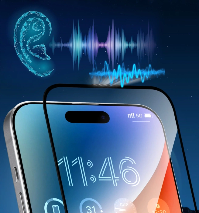 Joyroom JR-MKN0311 Corning Eyecare Panzerglas für iPhone 15/16