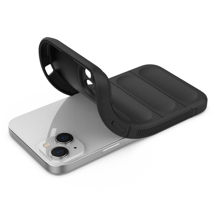 Custodia Magic Shield Case per iPhone 14 Plus custodia corazzata flessibile nera