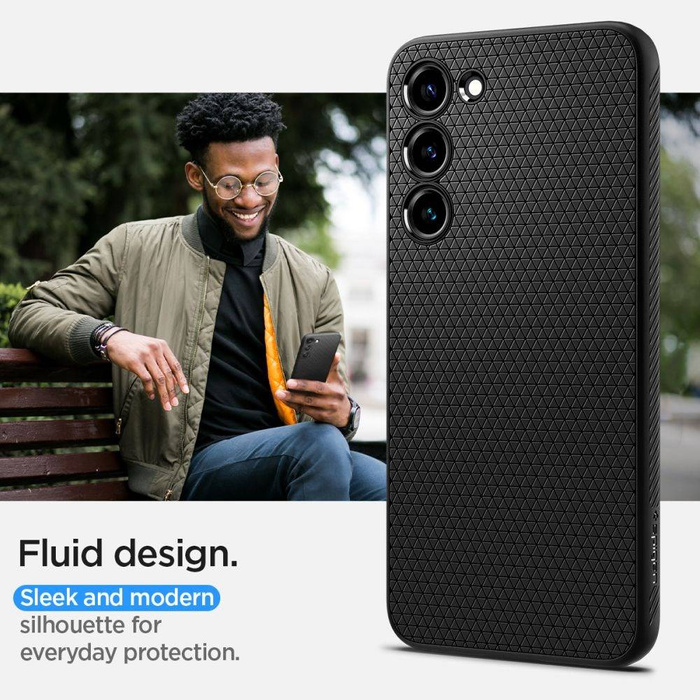 Funda Spigen Liquid Air GALAXY S23+ PLUS MATTE NEGRO