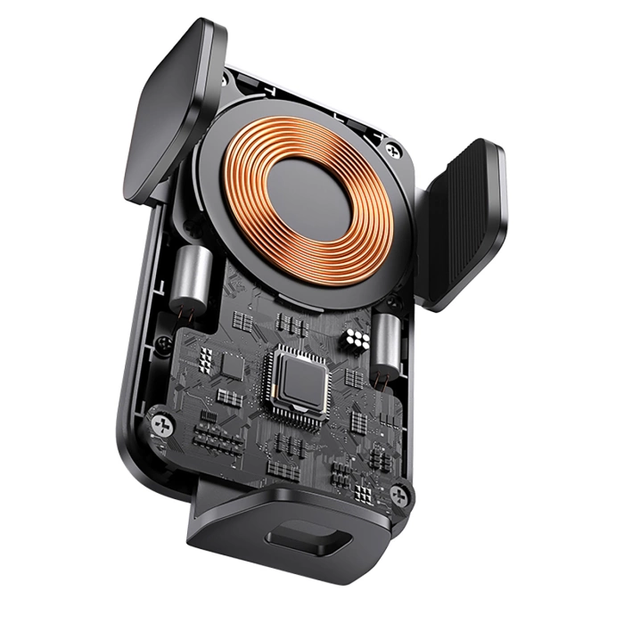 Cargador de inducción Baseus Wisdom, soporte para teléfono de coche para notas adhesivas, negro (CGZX000001)