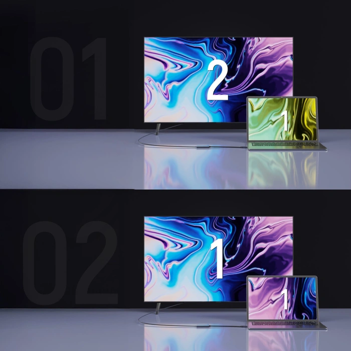 Adapter Wozinsky WACH-01 USB-C - HDMI 4K 60Hz - czarny