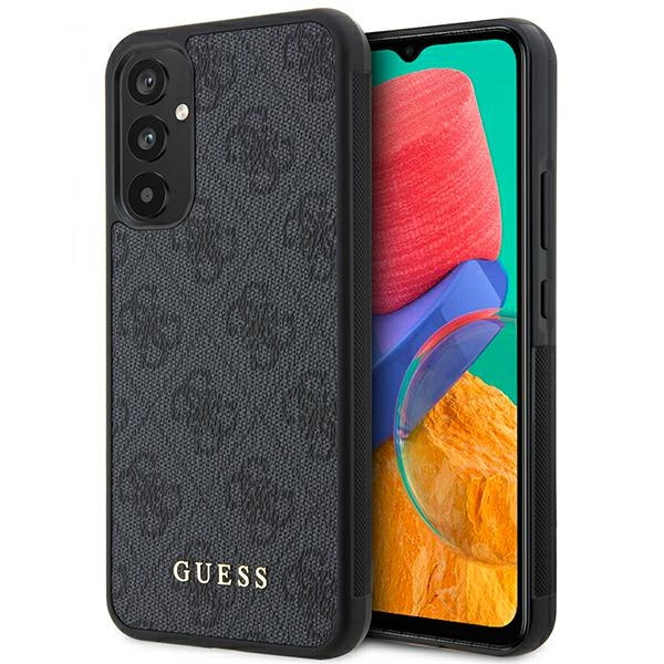 Guess GUHCSA34G4GFGR A34 5G A346 grey/grey hard case 4G Metal Gold Logo