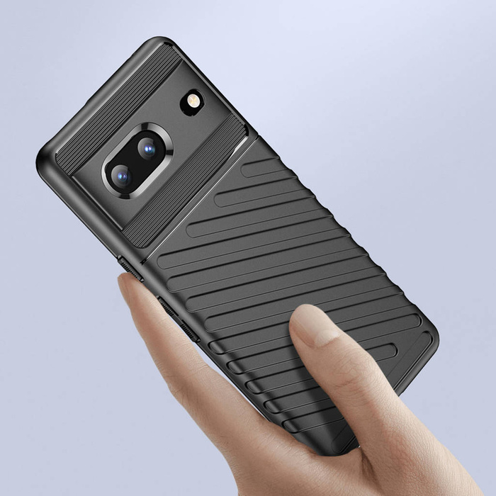 Thunder Case flexibilní obrněný pouzdro kryt Google Pixel 7 černý