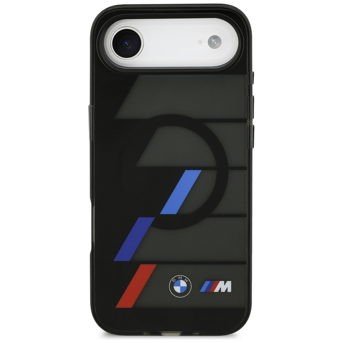 Etui BMW M IML Metal Buttons Tricolor    Lines MagSafe do iPhone Air czarny