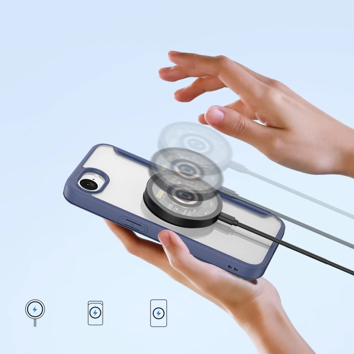 Dux Ducis Skin X Pro Case with MagSafe for iPhone 16e - Blue