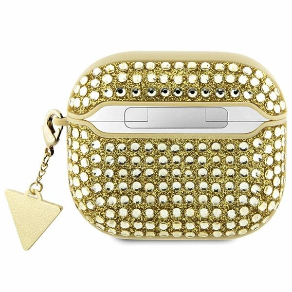 Guess GUA3HDGTPD Housse AirPods 3 or/or Rhinestone Triangle Charm