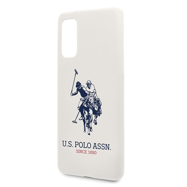 Puzdro US POLO Samsung Galaxy S20 Silicone Collection White Case