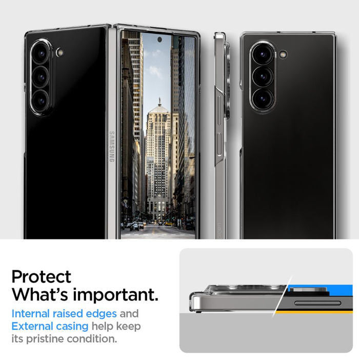 Spigen Z Fold AIRSKIN GALAXY 6 CRYSTAL CLEAR