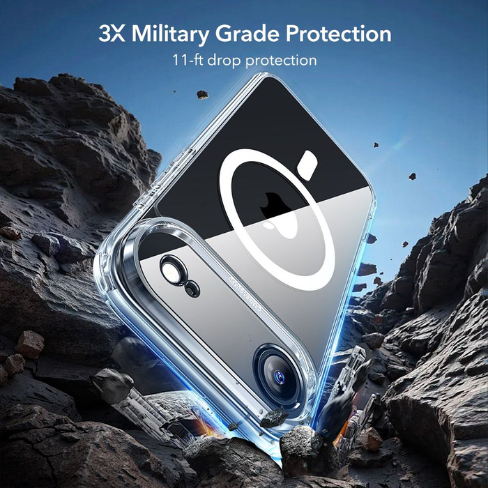 ESR CLASSIC HYBRID MagSafe &amp; TEMPERED GLASS IPhone 17 AIR CLEAR