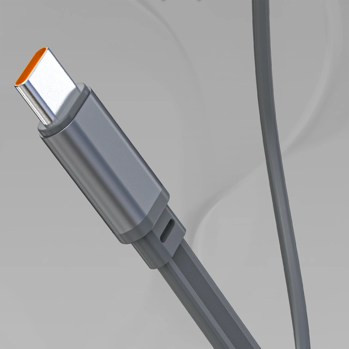 Powerbank Dudao K31 Pro 45W 20000mAh z wbudowanym zwijanym kablem USB-C - szary