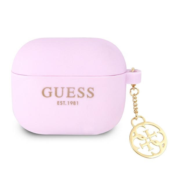Guess GUA3LSC4EU Funda AirPods 3 morado/morado Charm Collection