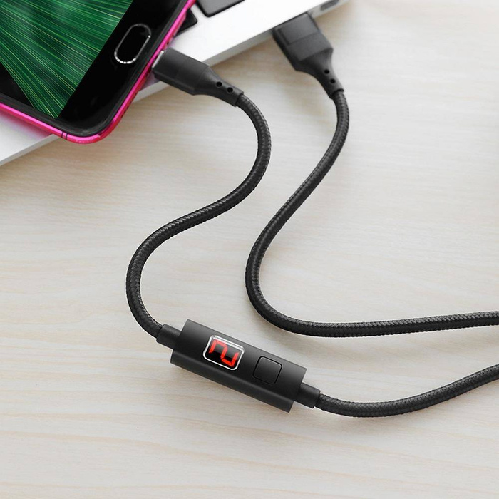 Kabel Micro USB HOCO SELECTED Centrální časování LCD Micro USB S13 černá