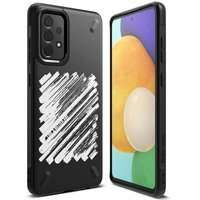 Ringke Onyx Design Durable Cover Hülle für Samsung Galaxy A72 4G schwarz (Lack) (OXSG0047)