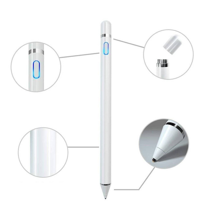Cartinoe capacitance stylus pen for iPad white