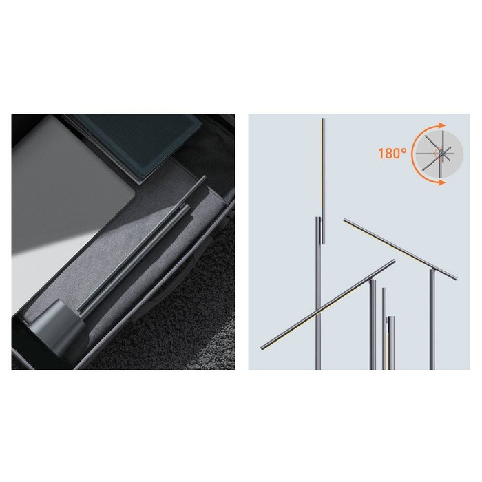 Baseus Smart Eye rechargeable folding reading desk LED lamp (Smart Light) gray (DGZG-0G)