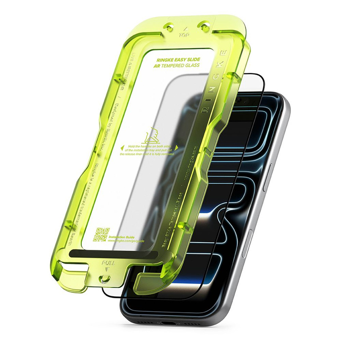 SZKŁO HARTOWANE RINGKE EASY SLIDE ANTI REFLECTIVE TEMPERED GLASS IPHONE 17 PRO MAX CLEAR
