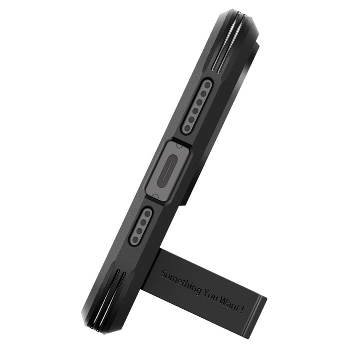 Obal Spigen Tough Armor Mag MagSafe iPhone 15 Pro Black Case