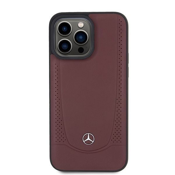 Etui Mercedes MEHCP15XARMRE iPhone 15 Pro Max 6.7" czerwony/red hardcase Leather Urban Bengale Case
