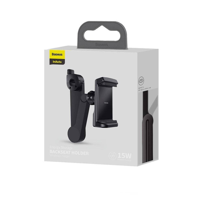 Baseus Wireless Qi 15 W Charger Auto Halter  Induktive Schnellladestation schwarz (WXHZ-01)