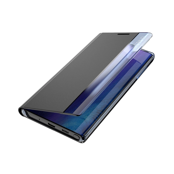 Neues Sleep Case Flip Cover mit Standfunktion für Samsung Galaxy A26 - Schwarz