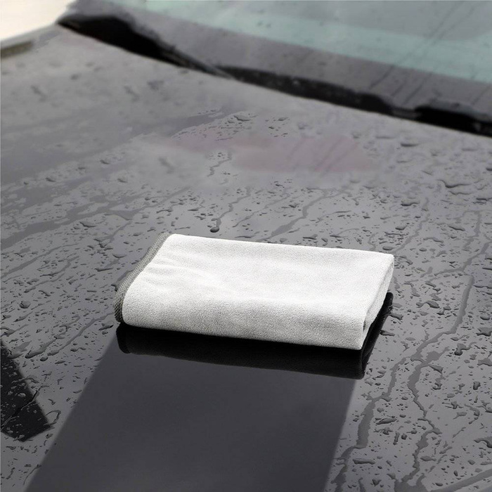 Baseus 2x microfiber car drying towel microfiber 40 cm x 40 cm gray (CRXCMJ-0G)