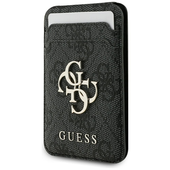 Etui Guess 4G z portfelem Magsafe do     iPhone 17 Pro czarny