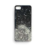 Star Glitter coque housse pour iPhone 13 Pro glossy glitter case noir