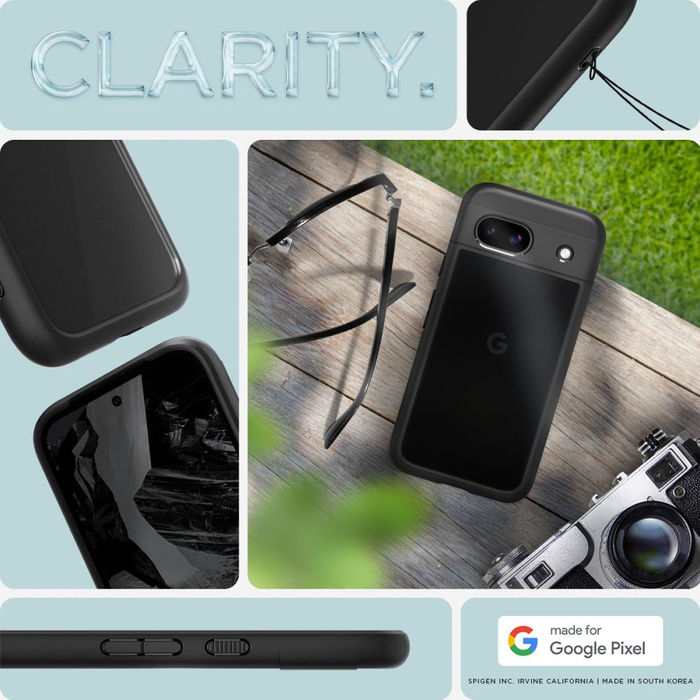 Funda Spigen Ultra Hybrid MATTE Google Pixel 8a Negro