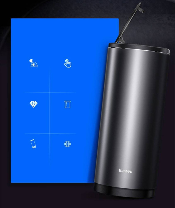 Baseus Gentleman Style Vehicle-mounted Trash Can Black (CRLJT-01)