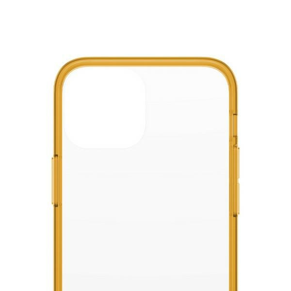 PanzerGlass ClearCase iPhone 13 Mini 5.4" Antibakteriell Militärische Qualität Tangerine 0328