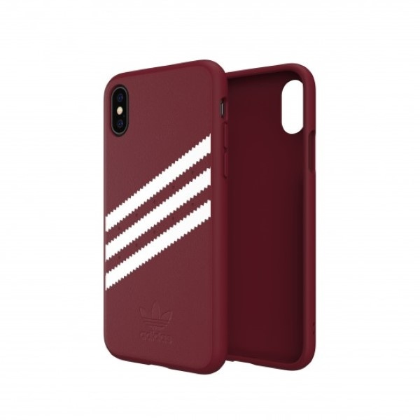 Adidas OR Moulded PU Suede iPhone X/XS burgundy/collegiate burgundy 33282