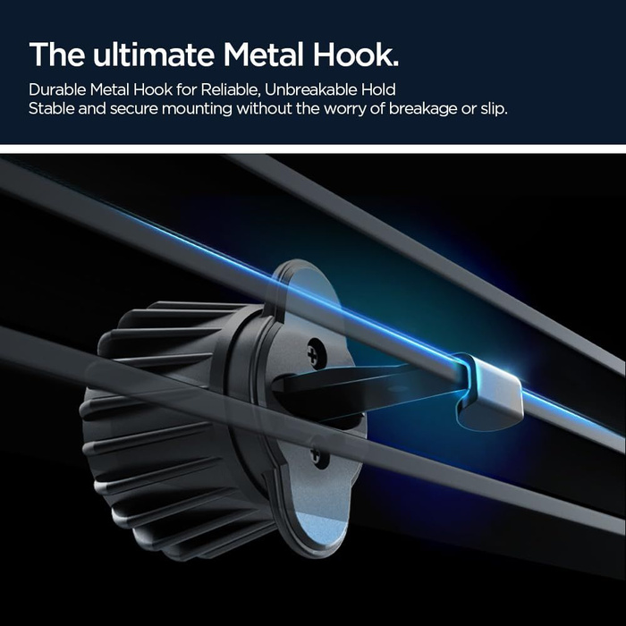 SUPPORT SPIGEN MFT13 MAGNÉTIQUE MAGSAFE POUR TABLEAU DE BORD ET GRILLE D’AÉRATION ARGENT