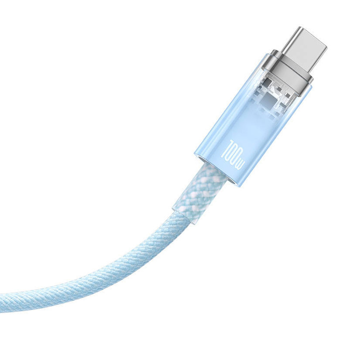 Kabel szybkiego ładowania Baseus USB do USB-C 6A,2m (Niebieski)