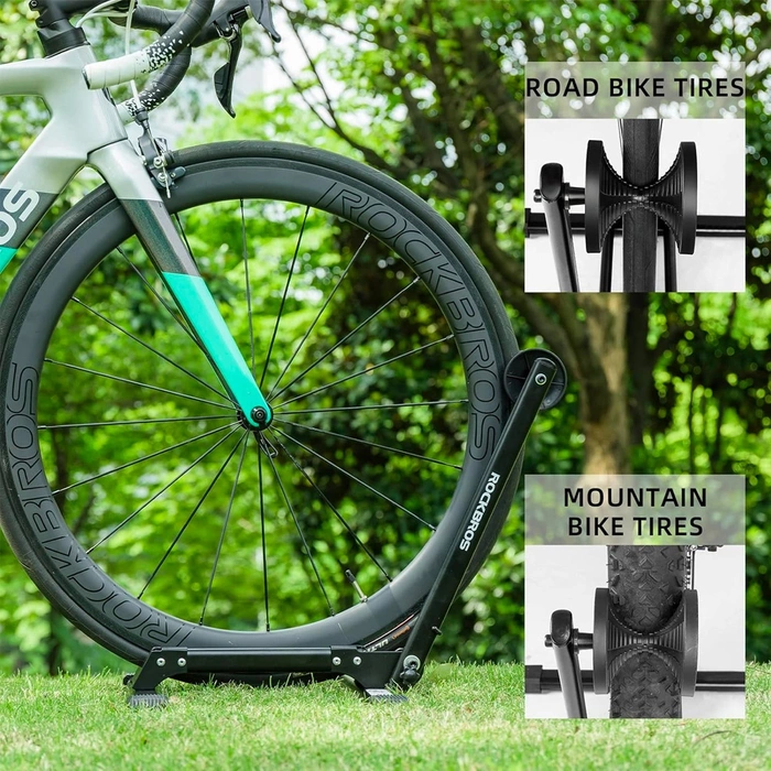 [RETURNED ITEM] Rockbros 27210001001 foldable bicycle stand - black
