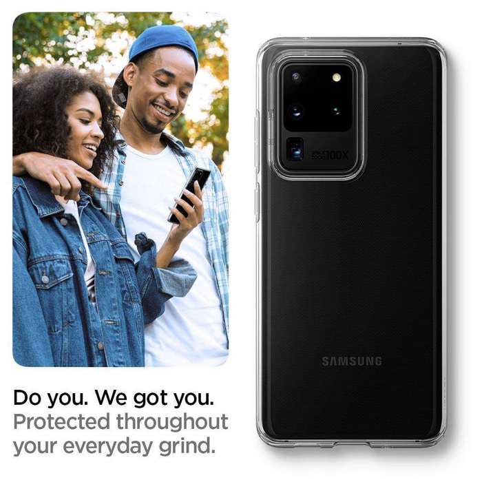 Telefontok SPIGEN Samsung Galaxy S20 Ultra Liquid Crystal Clear tok