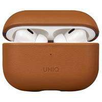 UNIQ case Terra AirPods Pro 2nd gen Genuine Leather brown/toffee brown