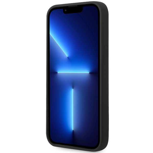 Cover Bmw Bmhmp15s22smpk IPhone 15 / 14 / 13 6,1" nero/nero durocase M Silicone Pattern MagSafe Case