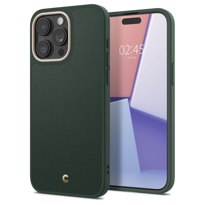 Coque iPhone 15 Pro Max Spigen Cyrill Kajuk Mag MagSafe Forest Green Case