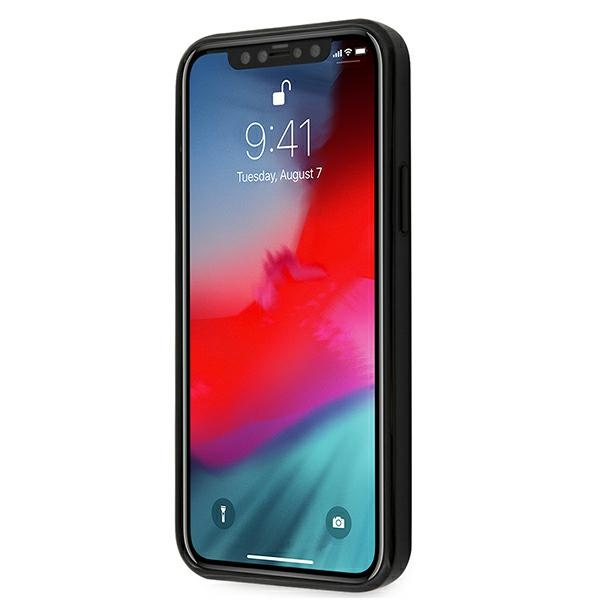 Puzdro Ferrari Apple iPhone 12 Mini On Track Skutočné karbónové čierne puzdro