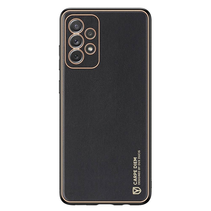 Elegantní kryt Dux Ducis Yolo z ekologické kůže pro Samsung Galaxy A72 4G černý