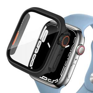 Telefontok Tech-protect Defense360 Apple Watch 4 / 5 / 6 / Se (44mm) Fekete/narancssárga Case