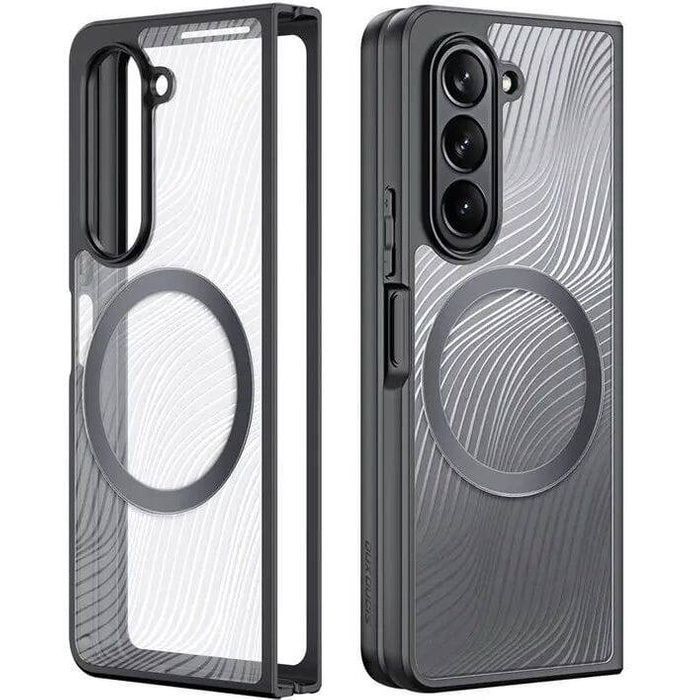 Custodia blindata Samsung Galaxy Z Fold5 5G compatibile con MagSafe Dux Ducis Aimo Mag - nera