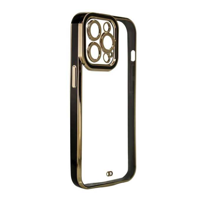 Housse Etui Fashion pour Xiaomi Redmi Note 11 Pro Gold Frame Gel Cover Noir