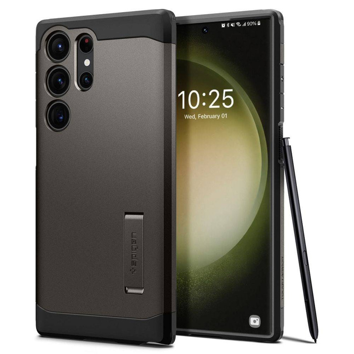 Case Spigen Tough Armor GALAXY S23 ULTRA GUNMETAL