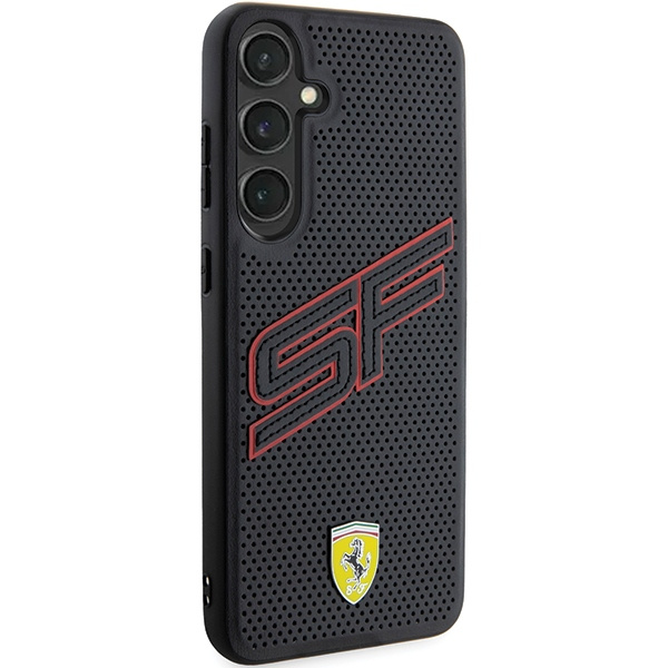 Etui Ferrari FEHCS24SPINK Samsung Galaxy S24 S921 czarny/black hardcase Big SF Perforated Case