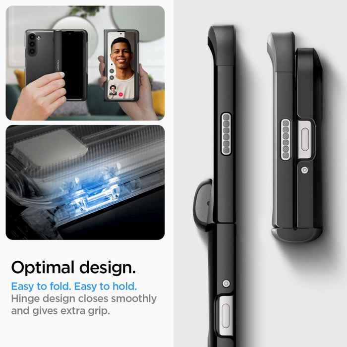 Coque Spigen Slim Armor Pro Pen Galaxy Z Fold 5 Noir Case