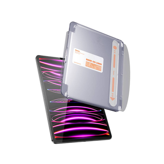 Vidrio templado Baseus Crystal para iPad Pro 11'' (2018/2020/2021/2022) / iPad Air 4/5 10.9'' + kit de montaje - transparente