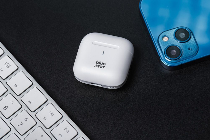 Słuchawki bezprzewodowe douszne Blue Star Nova Fi5 TWS białe 